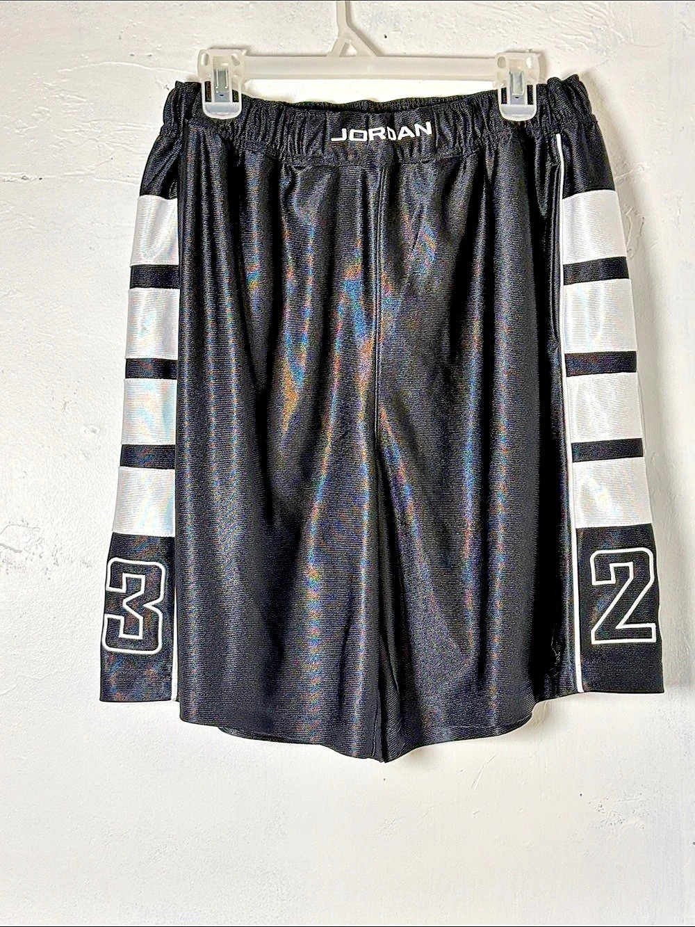 Jordan Dri-FIT Air Woven Shorts Black & White XL